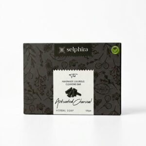 Selphira Activated Charcoal Ayurvedic Cleansing Bar