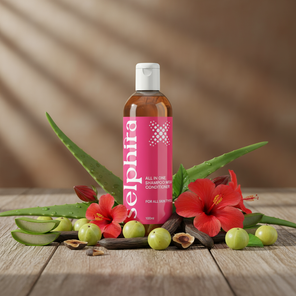 Selphira Ayurvedic Anti Hair Fall Shampoo + Conditioner