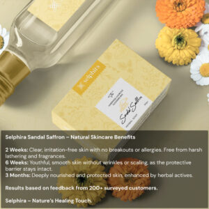 Sandal & Saffron Ayurvedic Cleansing Bar - Image 3