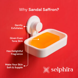 Sandal & Saffron Ayurvedic Cleansing Bar - Image 4