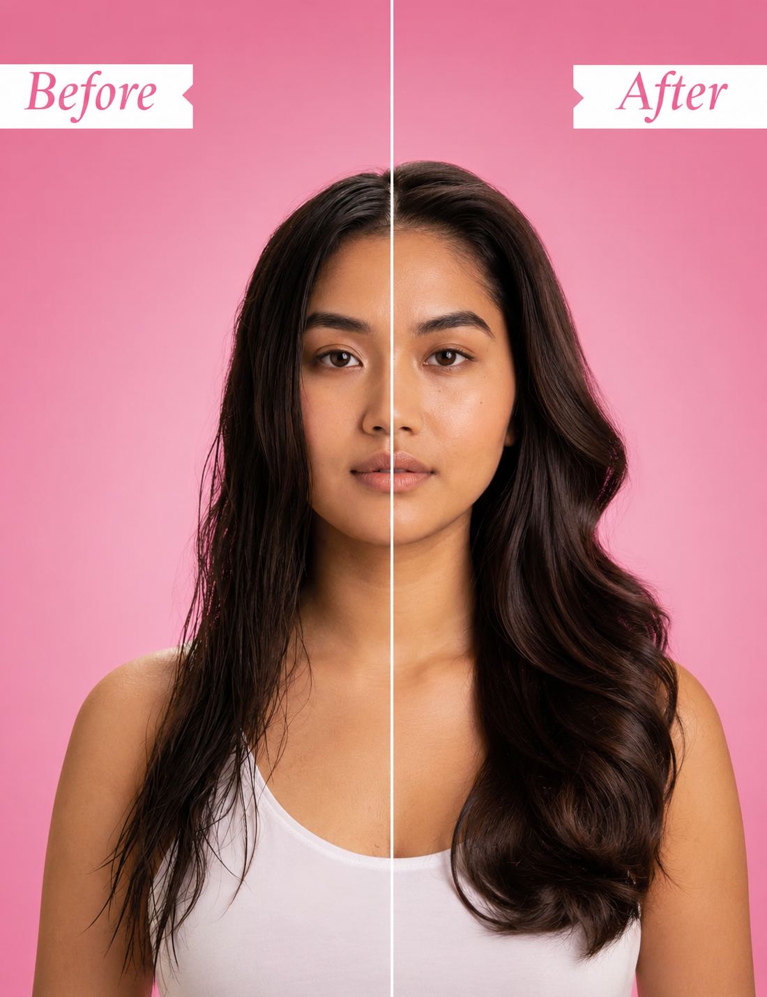 Selphira Ayurvedic Anti-Hairfall Shampoo + Conditioner Kit 1 Before and After Results