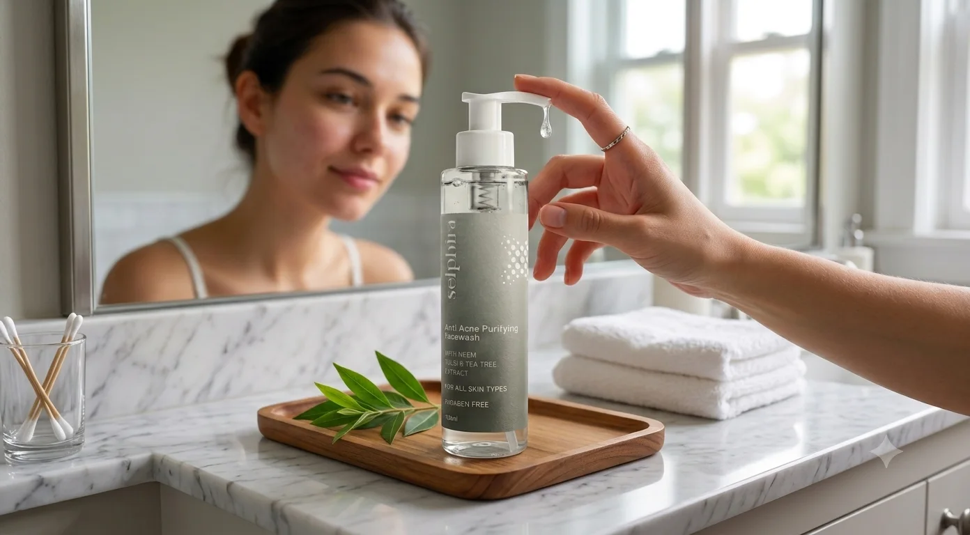 Best Face Wash for Acne by Selphira for oily and acne-prone skin